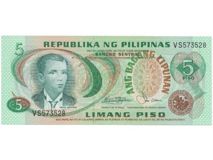 55741 55741 55741 filipiny 5 piso 1978 p 160b