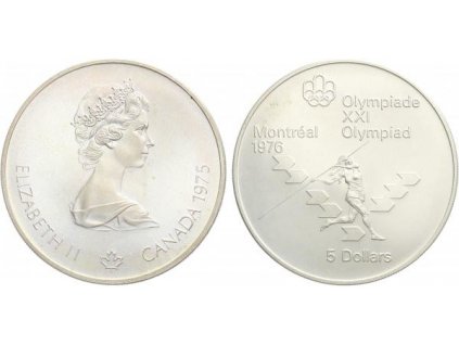 5580 kanada 5 dollars 1975 olympiada montreal 1976