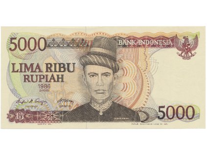 55909 55909 indonesie 5000 rupiah 1986 p 125a
