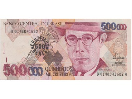 Brazílie, 500 Cruzeiros Reais (1993), P.239
