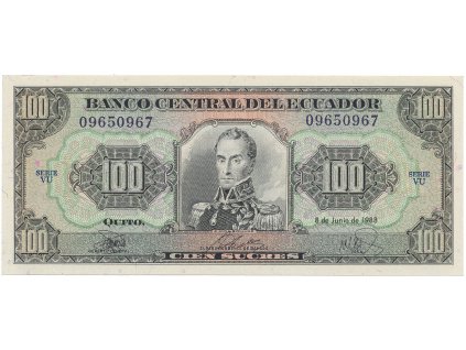 Ekvádor, 100 Sucres 1988~1997, P.123A