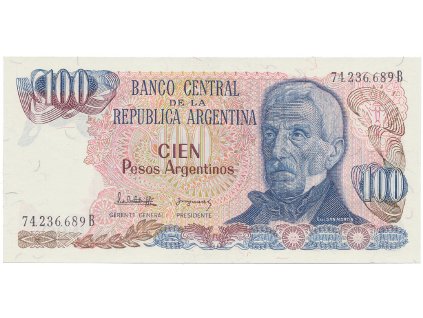56257 56257 56257 argentina 100 pesos argentinos 1983 1985 p 315a