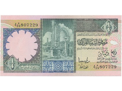 56419 56419 libye 1 4 dinar 1990 p 52