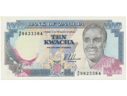 56440 zambie 10 kwacha 1989 1991 p 31a
