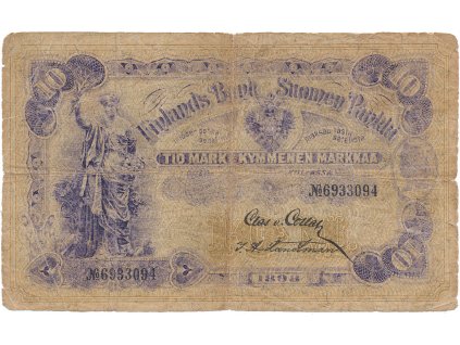 56452 56452 56452 finsko 10 markka 1898 p 3c