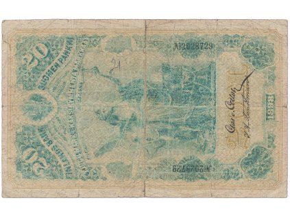 Finsko, 20 Markka 1898, P.5a