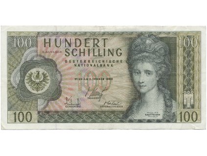 56665 rakousko 100 shilling 1969 ii vydani p 146