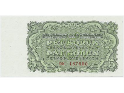 58384 58384 ceskoslovensko 5 koruna 1961 serie dk hej 99a