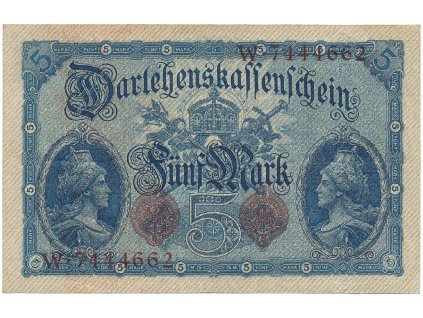 59046 nemecko 5 mark 1914 7 mistny cislovac ros 48b