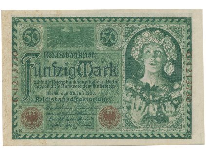 59073 59073 nemecko 50 mark 1920 ro 66