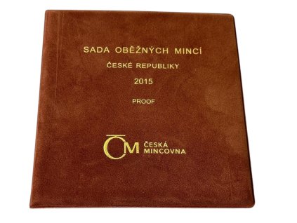 Ročníková sada mincí 2015 - Česká Republika, PROOF