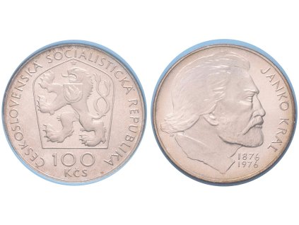 100 Kčs 1976 - Janko Kráľ, PROOF