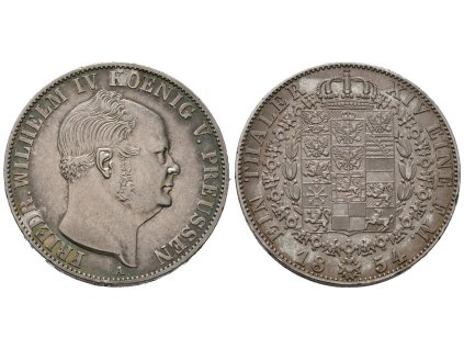 62425 prusko tolar 1854 a