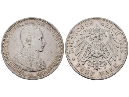 62437 62437 prusko 5 marka 1914 a