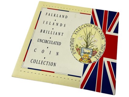 62467 2 velka britanie falklandy sada pametnich obeznych minci 1992