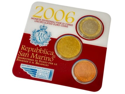 62506 1 san marino sada obeznych eurominci 2006