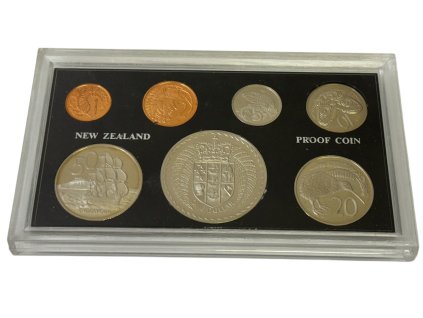 62509 1 novy zeland sada obeznych minci 1975 proof