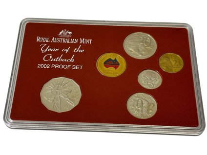 62512 australie sada obeznych minci 2002 proof