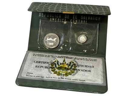 62518 1 san salvador sada stribrnych pametnich minci 1971