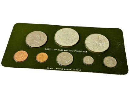 Trinidad, Sada oběžných a pamětních mincí 1975 PROOF