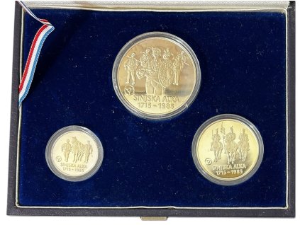 Jugoslávie, Sada pamětních mincí 1985 - Sinjska Alka