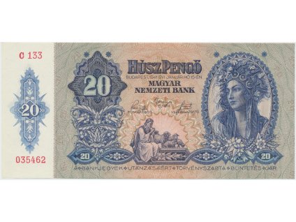 63976 63976 madarsko 20 pengo 1941 hej h8a