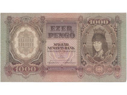 Maďarsko, 1000 Pengö 1943, Hej.H12a