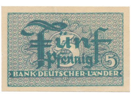 Německo - NSR, 5 Pfennig (1948), Ros.250a