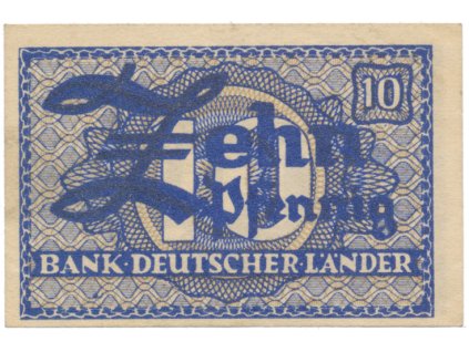 Německo - NSR, 10 Pfennig (1948), Ros.251a