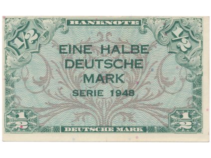Německo - NSR, 1/2 DM 1948, Ros.230