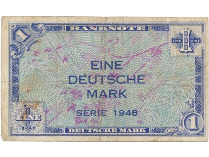Německo - NSR, 1 DM 1948, Ros.232