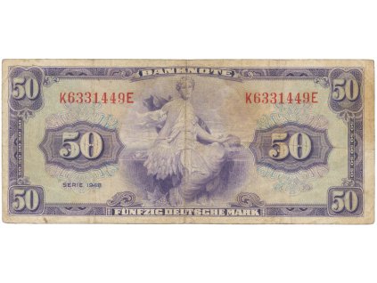 Německo - NSR, 50 DM 1948, Ros.242