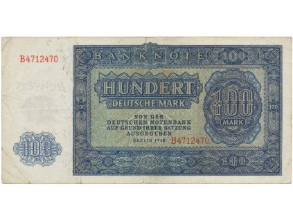 Německo - NDR, 100 DM 1948, Ros.346