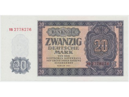 64426 nemecko ndr 20 dm 1955 nahradni serie yb ros 351b