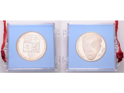 100 Kčs 1990 - Bohuslav Martinů, PROOF