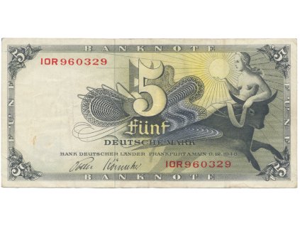 64789 64789 nemecko nsr 5 dm 1948 tisk berlin 1956 1961 ros 252c