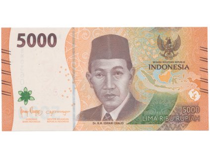 Indonésie, 5000 Rupiah 2022, P.New