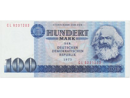 Německo - NDR, 100 DM 1975, II. vydání (1986), Ros.363c