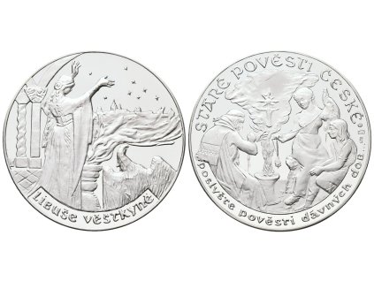 66766 stribrna investicni medaile stare povesti ceske libuse vestkyne ag 20 g 925 1000