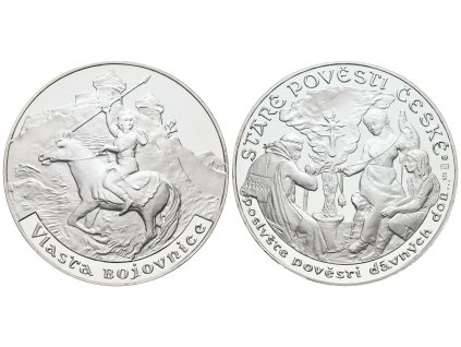 66781 stribrna investicni medaile stare povesti ceske vlasta bojovnice ag 20 g 925 1000