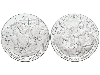 66787 stribrna investicni medaile stare povesti ceske blanicti rytiri ag 20 g 925 1000