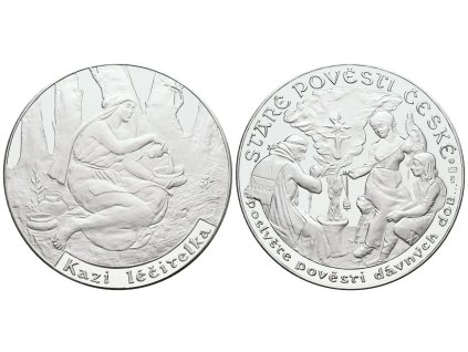 66790 stribrna investicni medaile stare povesti ceske kazi lecitelka ag 20 g 925 1000