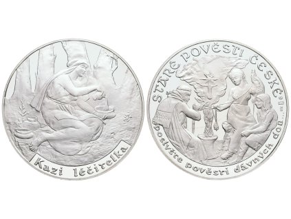 66802 stribrna investicni medaile stare povesti ceske kazi lecitelka ag 20 g 925 1000