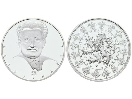 66832 stribrna investicni medaile leos janacek ag 29 g 999 1000 certifikat