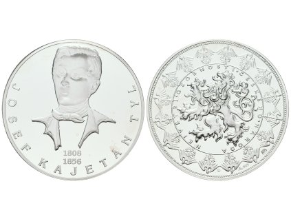 66838 stribrna investicni medaile josek kajetan tyl ag 29 g 999 1000 certifikat