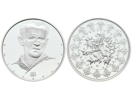 66847 stribrna investicni medaile emil zatopek ag 29 g 999 1000 certifikat