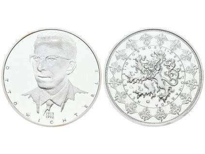 66865 stribrna investicni medaile otto wichterle ag 29 g 999 1000 certifikat