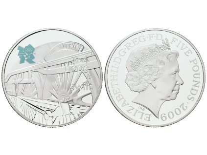 67069 velka britanie 5 liber 2009 oh londyn letajici skot