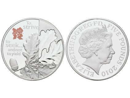 Velká Británie, 5 liber 2010  OH Londýn - Britský dub