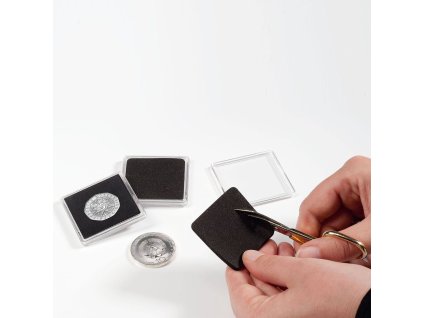 quadrum coin capsules empty per 100 pieces